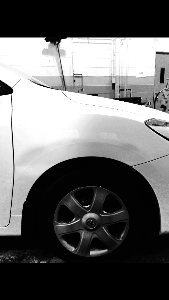 After subtle front fender dent near wheel arch repair